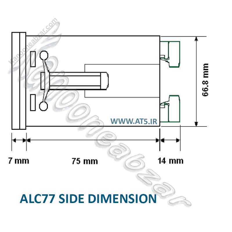 نمایشگر با خروجی رله ALC77