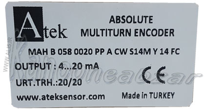  روتاری سنسور ابسولوت Ateksensor